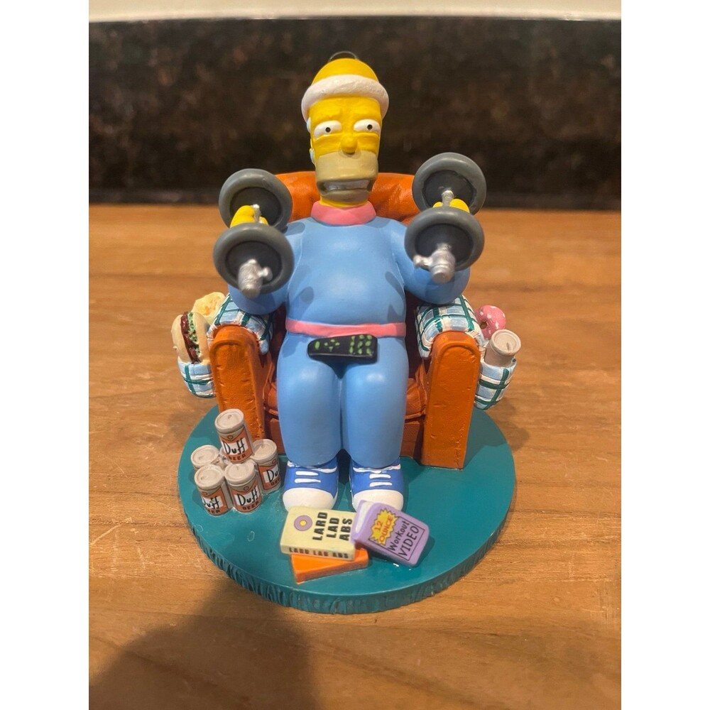 The Simpsons Misadventures of Homer "Mr. Fitness" Sculpture Figurine